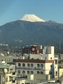 メディホス富士宮から見る富士山