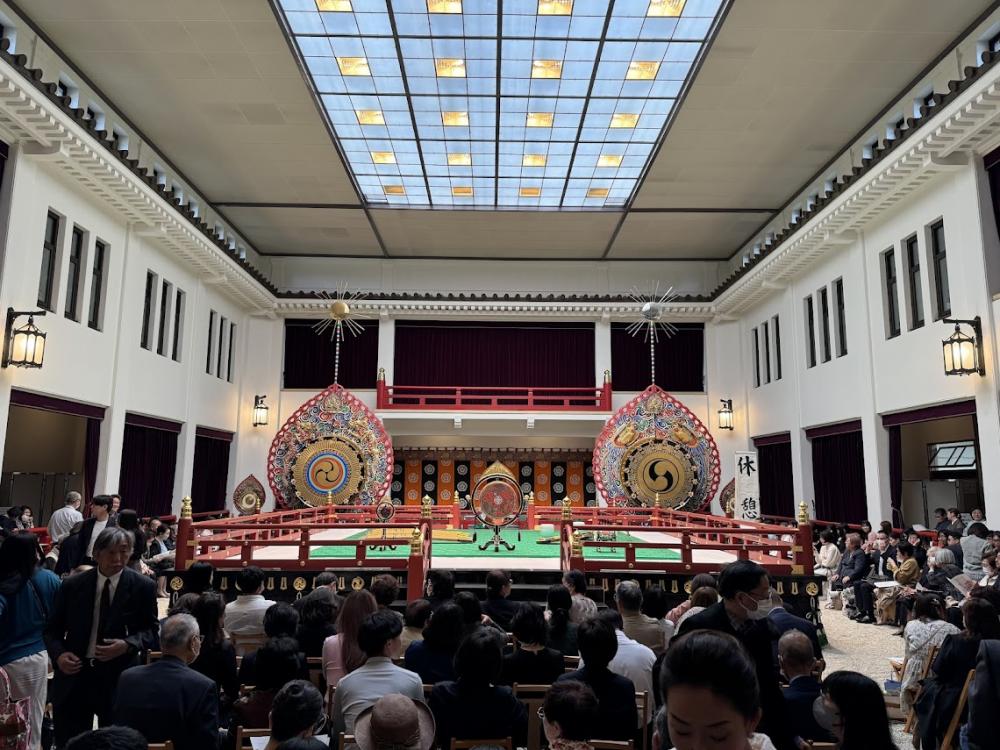 雅楽演奏会会場の様子