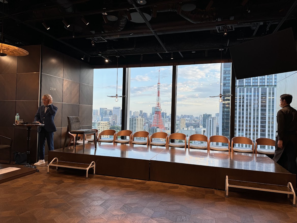 後藤多都椰先生出版記念パーティーの会場